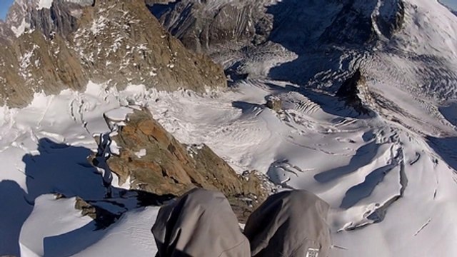 Parapente à l'Aiguille du Midi.