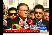 Govt ready to re-open talks,Imran Khan should return to his container :- Pervaiz Rasheed