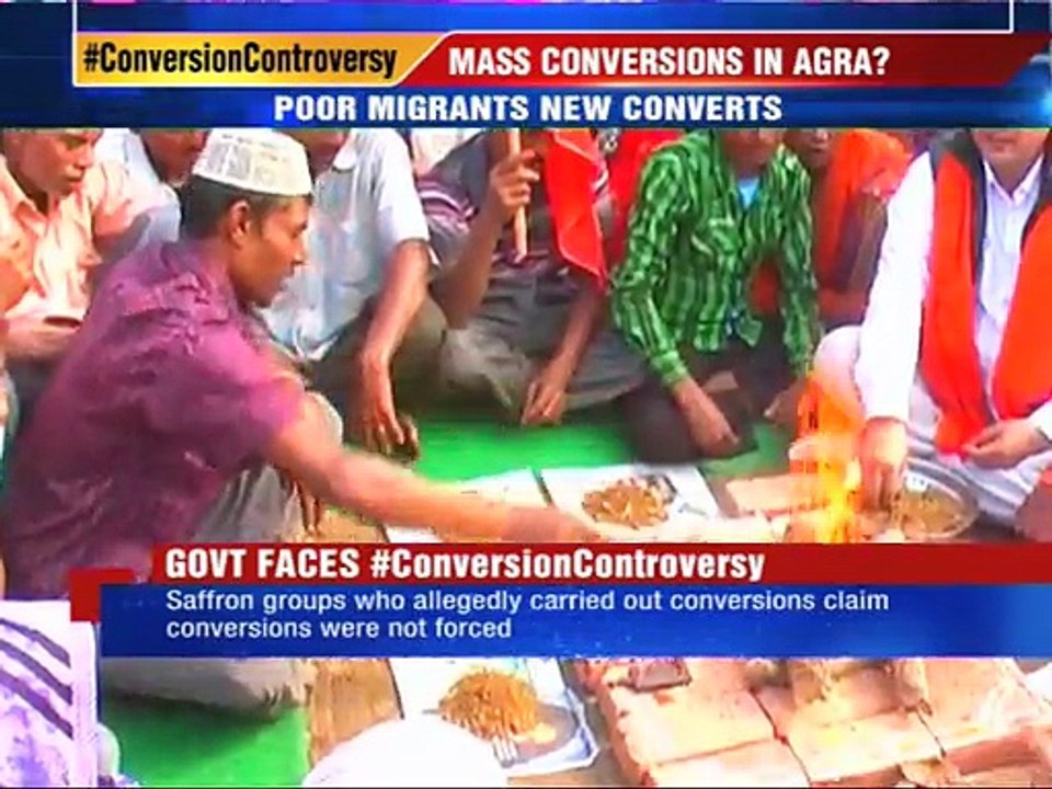 Mass conversions in Agra?