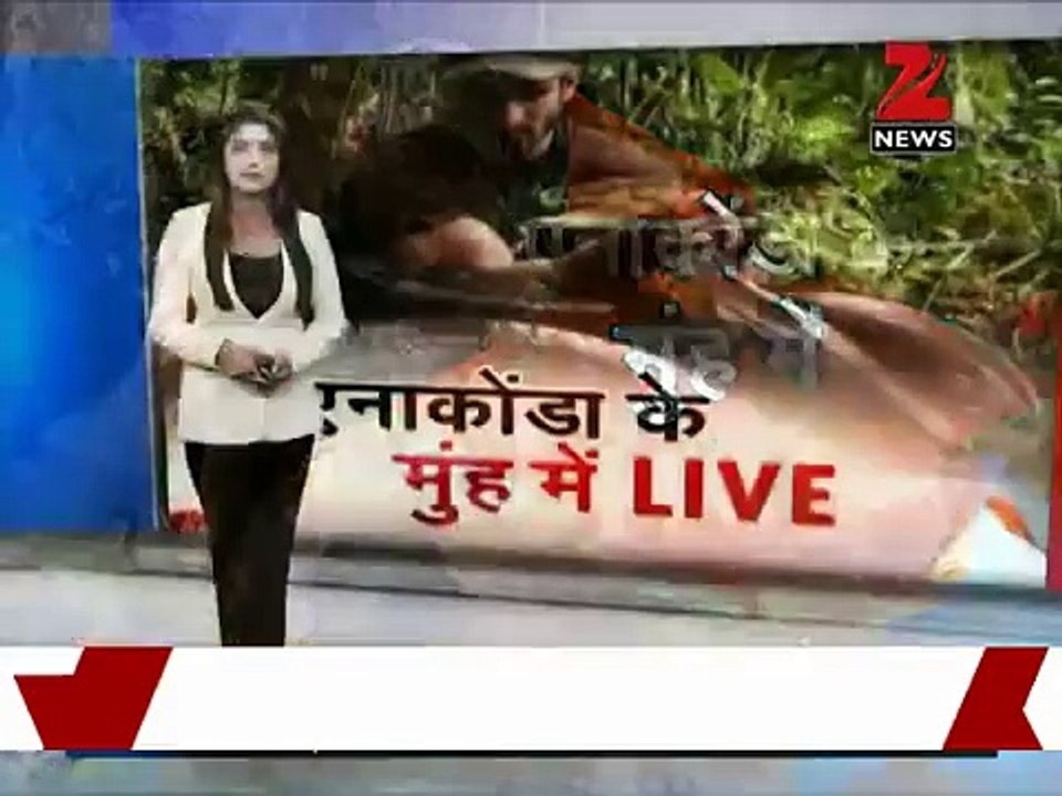 Watch giant anaconda try to eat Paul Rosolie on live TV