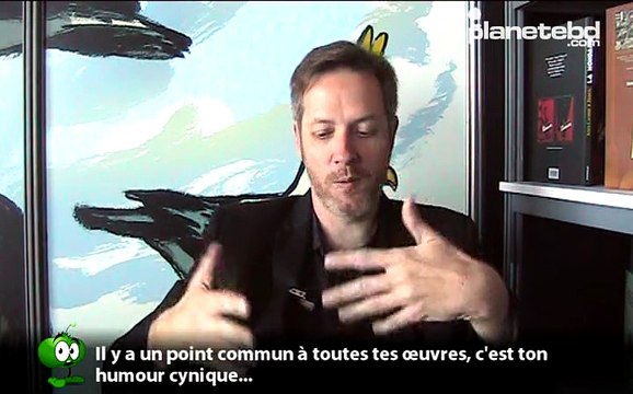 Hervé Bourhis en interview pour planetebd.com