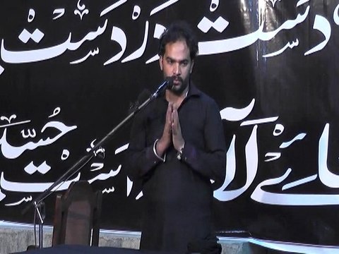Zakir Mohsin Abbas Rukan 5 Muharram 1436 - at Imambargah Najaf Manzil, Mozang Lahore