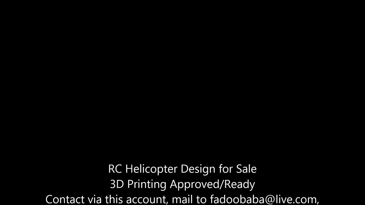 RC Helicopter Design for Sale