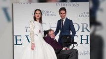 Eddie Redmayne Is Joined On The Red Carpet By Professor Stephen Hawking