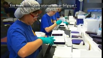 Les salaires nets en Belgique en-dessous de la moyenne européenne