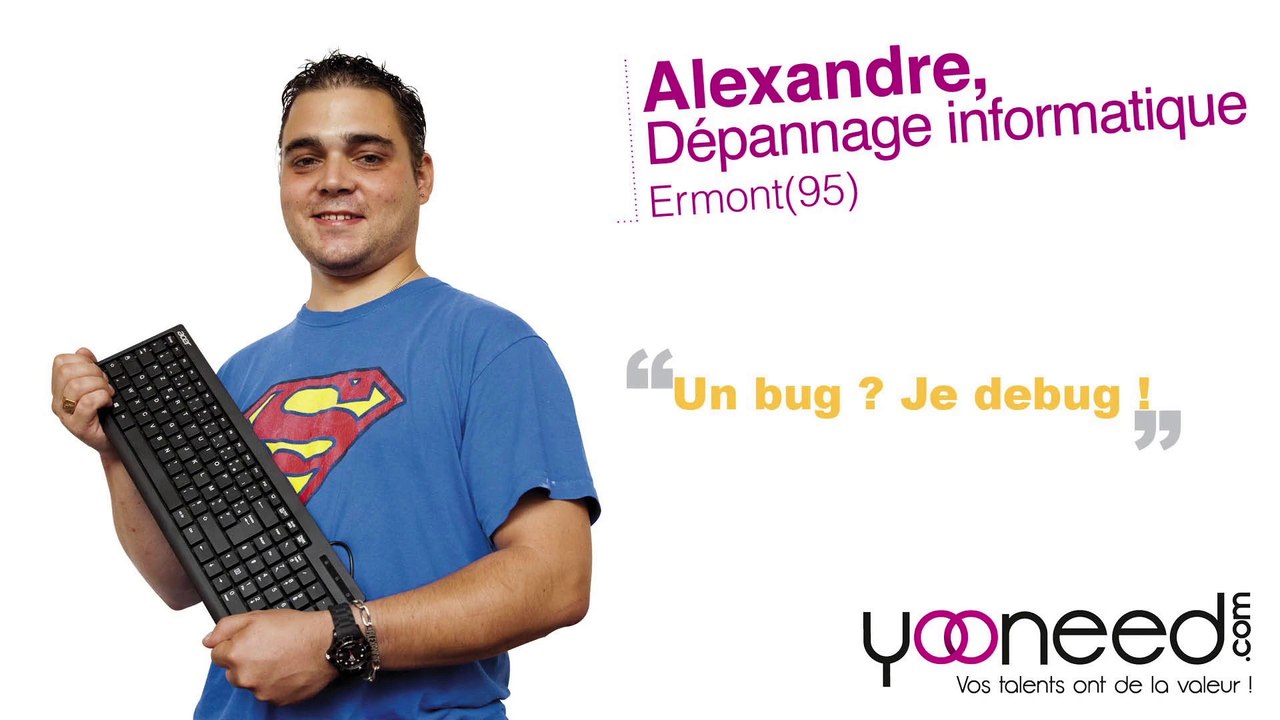 Dépannage informatique  à Ermont (95120 _ Val Oise) avec Alexandre - Yooneed