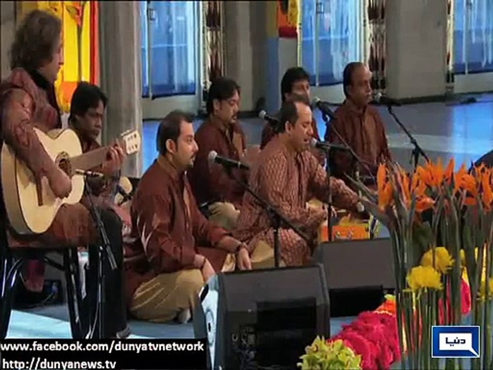 Dunya News - Rahat Fateh Ali Khan performs at Nobel Peace Prize event