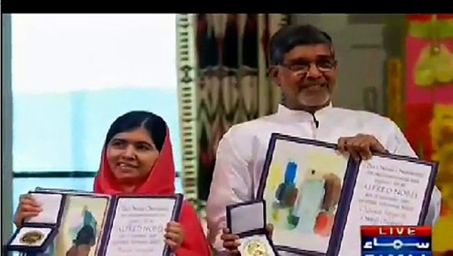 Malala Yousafzai Receiving Nobel Peace Prize - Youngest Girl ever got Noble Prize