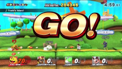 Super Smash Bros. For Wii U All-Star Mode Let's Play / PlayThrough / WalkThrough Part - Playing As Pac-Man