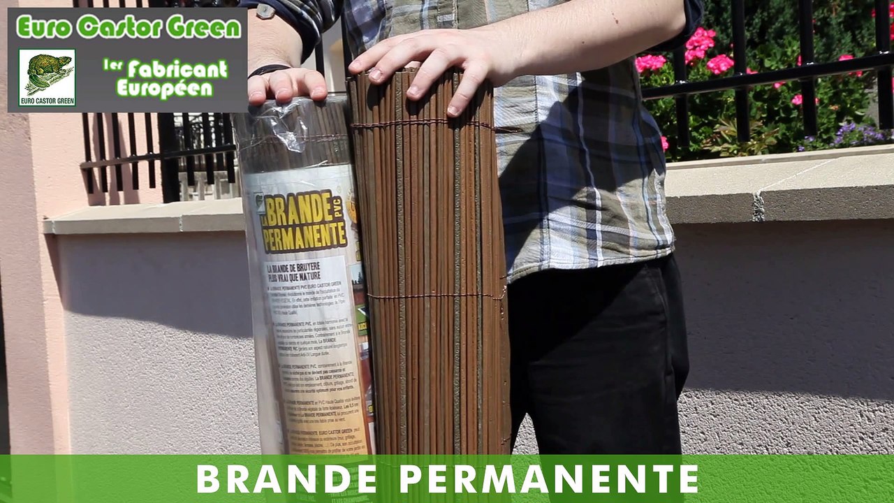 HAIE BRANDE PERMANENTE - HAIE ARTIFICIELLE - BRISE VUE - OCCULTANT - GAZON ARTIFICIEL - GAZON