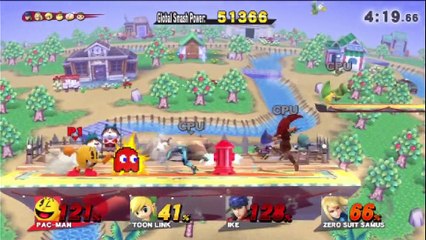 Super Smash Bros. For Wii U All-Star Mode Let's Play / PlayThrough / WalkThrough Part - Playing As Pac-Man