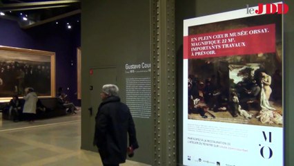 Le musée d’Orsay restaure en public un chef d’œuvre de Courbet