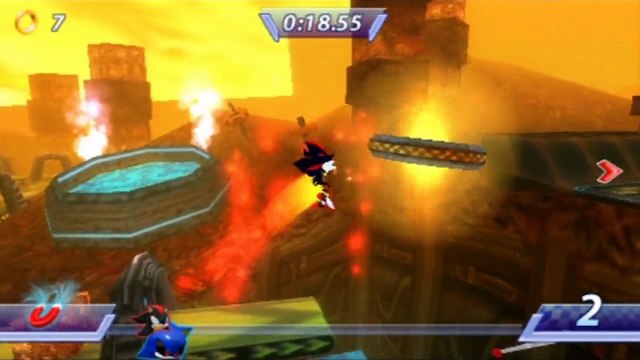 Sonic Rivals - Shadow : Zone Death Yard Acte 2