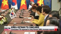 Korea, Vietnam announce conclusion of bilateral FTA