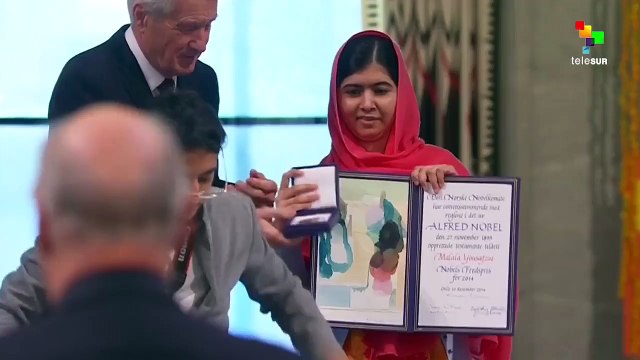 Protests pleads for Mexico at Nobel Peace Prize