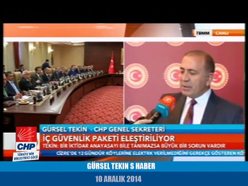 GÜRSEL TEKİN S HABER 10/12/2014