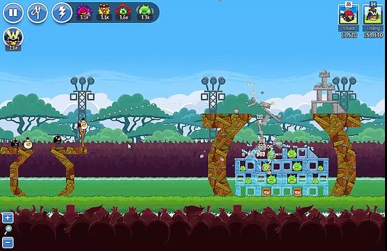 Angry Birds Friends Tournament Week 134 Level 2 no power HighScore 3 gold star