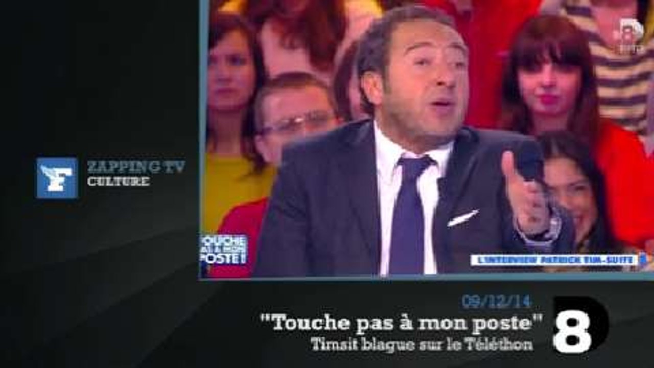 Zapping TV : les blagues de Patrick Timsit sur le Téléthon