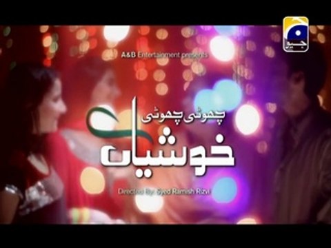 Chhoti chhoti Khushiyan Episode 161 Full on Geo tv 10th December 2014
