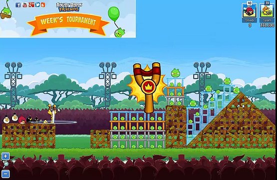 Angry Birds Friends Tournament Week 134 Level 6 power up HighScore ( 232.540 k )