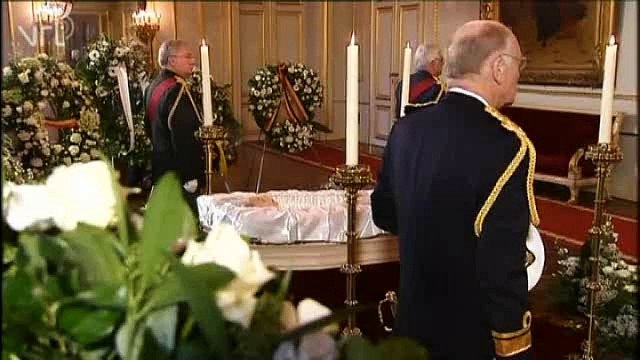 Hommage à la reine Fabiola au Palais royal de Bruxelles