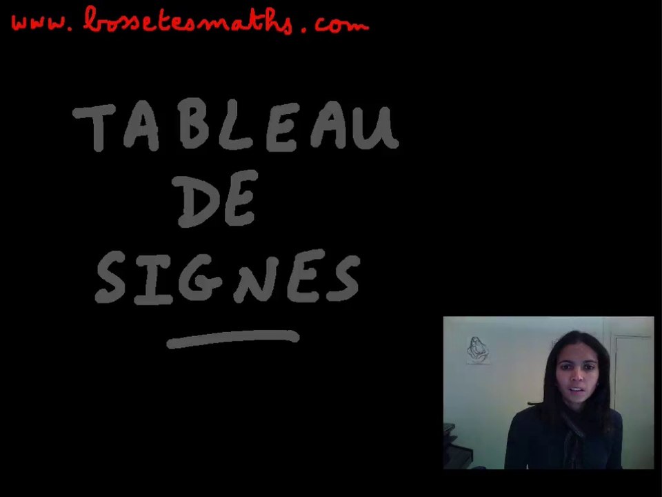 Tableau de signes