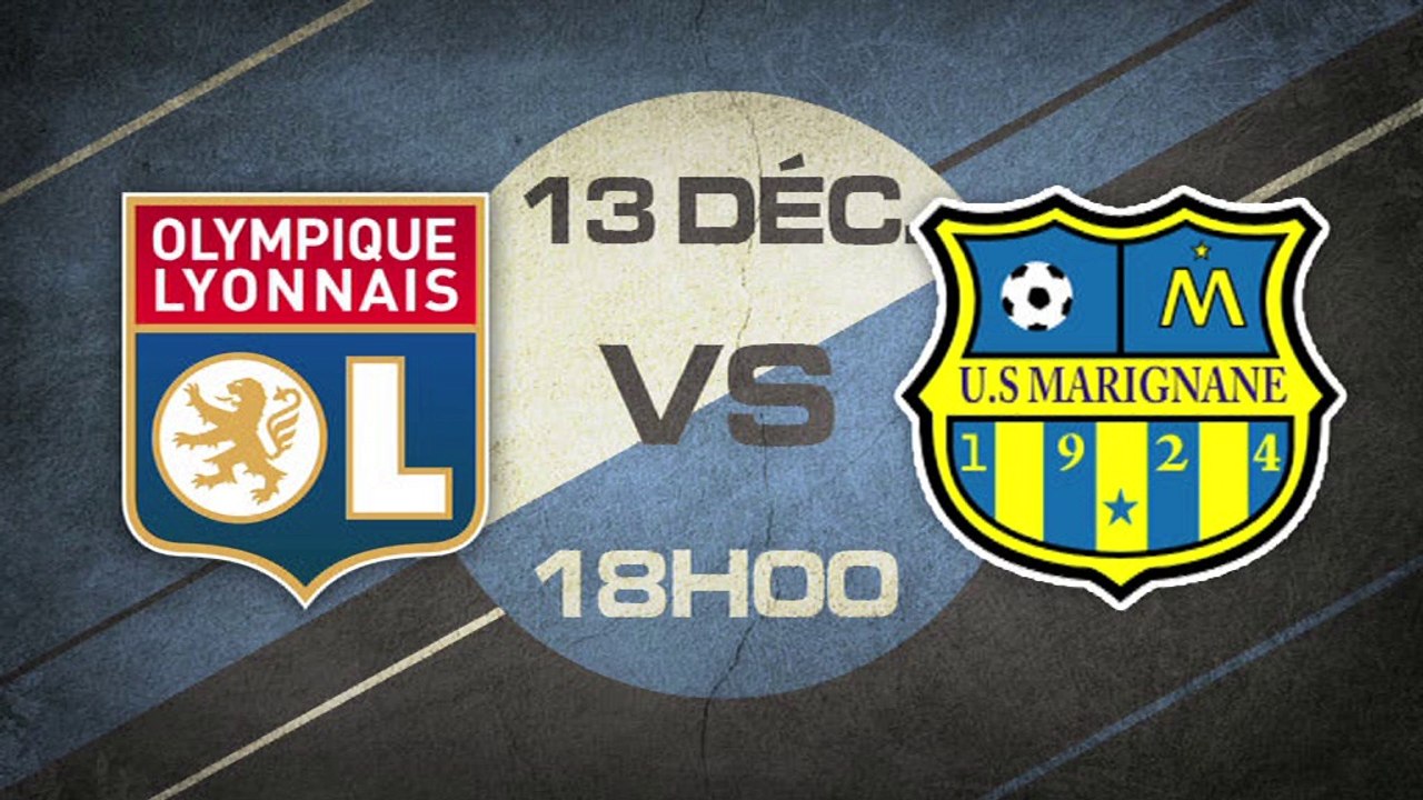 Samedi 13 Décembre à 18h00 - OL (b) - US Marignane - CFA C
