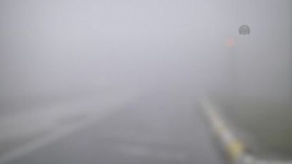 Bolu Dağında Yoğun Sis