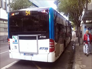 [Sound] Bus Mercedes-Benz Citaro Facelift n°1317 de la RTM - Marseille sur la ligne 54