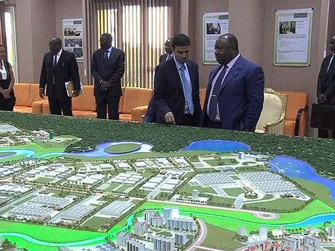 Visite de la ZES de Nkok par le Président Ali Bongo Ondimba et son homologue Macky Sall