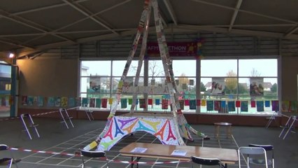 La Tour Eiffel Téléthon - Ecole maternelle Jatteau