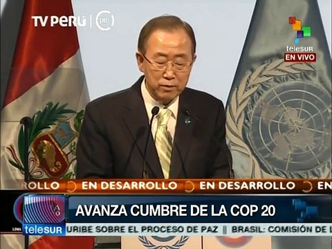 Veo compromiso de países para combatir cambio climático: Ban Ki-moon