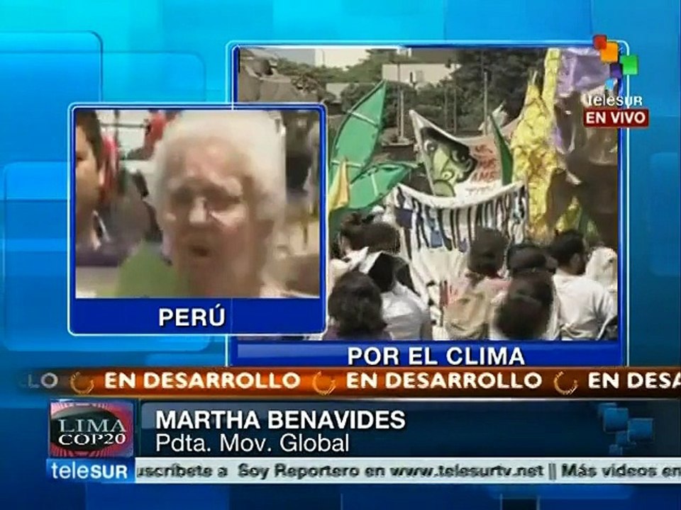 Ambientalistas piden a la COP20 acciones contra el cambio climático