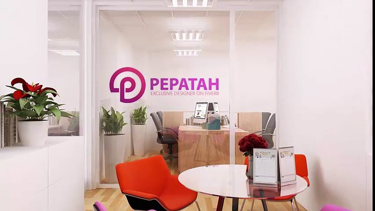 Realistic Interior Office Mockup Just for $5