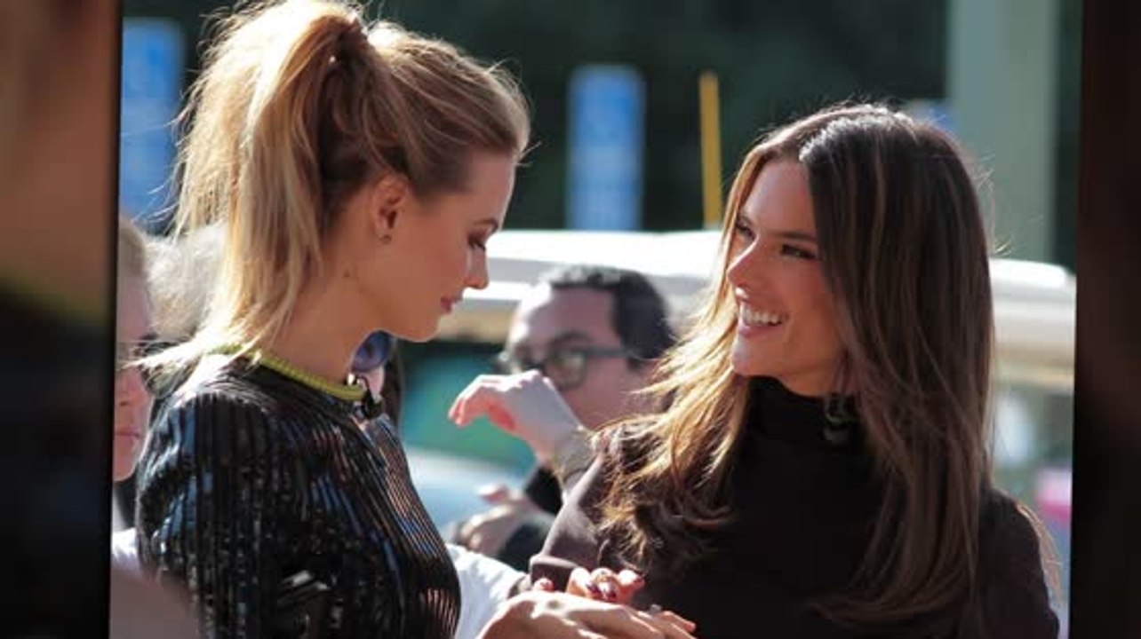 Alessandra Ambrosio und Behati Prinsloo bringen Victoria's Secret Glamour zu The Extra