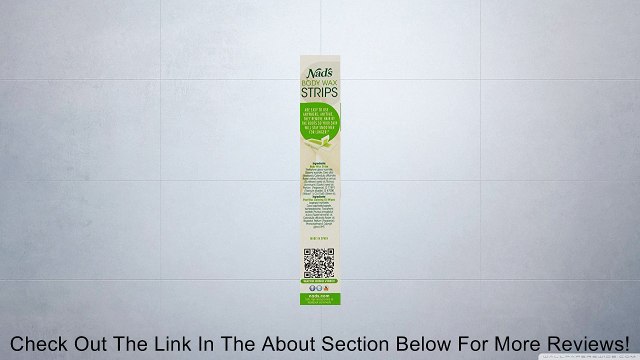 Nad's Body Wax Strips, 20 Count Review