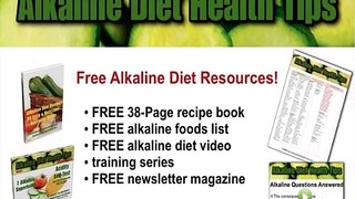 Alkaline Diet Recipes - Questions Answered by Laura Wilson