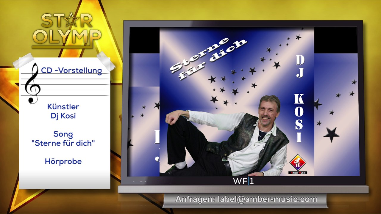 Sänger DJ Kosi -Sterne für dich- CD-Vorstellung---Amber-Musikpromotion