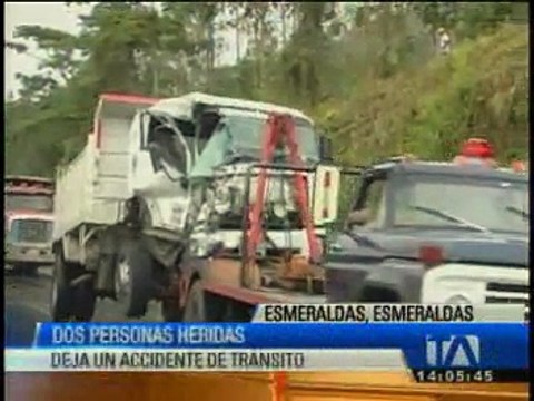 Bus de la cooperativa Panamericana se chocó en Esmeraldas