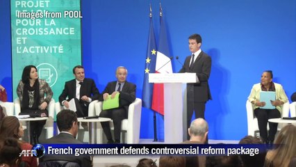 French government defends controversial reform package