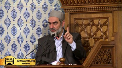 Dünya tuzak yeri değil imtihan yeridir.