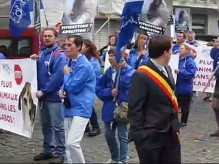 Manifestation contre l'expérimentation animale 17 septembre 2011