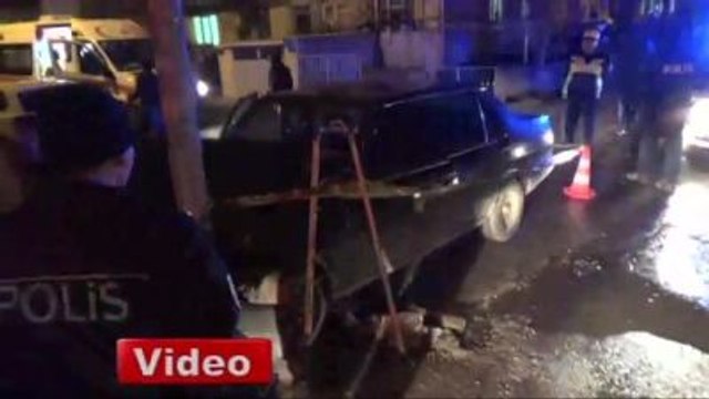 Kamyonetten Düşen Demir Sürücüye Saplandı