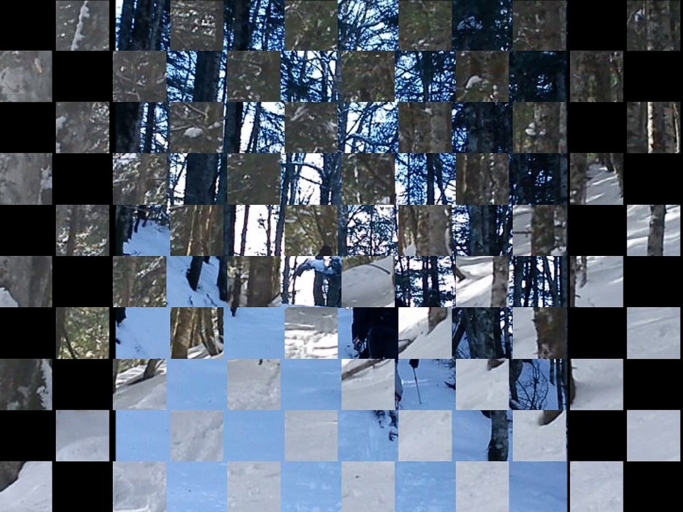 Pas du Cho en ski rando (montagnes de Melles)