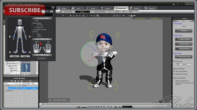 Урок iClone Коррекция движений от Aleina
