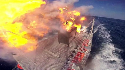 Navy demonstrates powerful new laser gun aboard USS Ponce