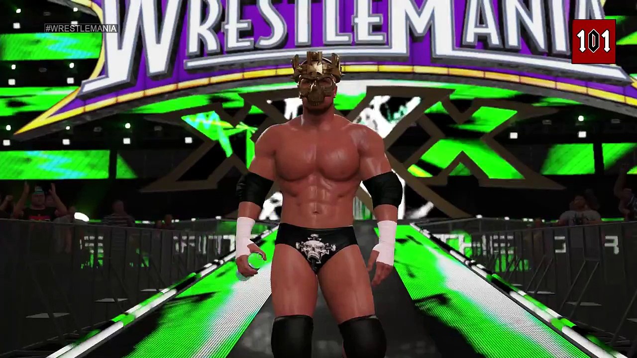 WWE 2K15 - The "King Of Kings" Triple H! With Updated Attire Including WM30 Skull King Mask!