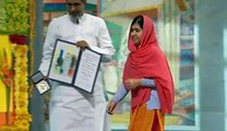Malala Yousafzai receives  Nobel Peace Prize