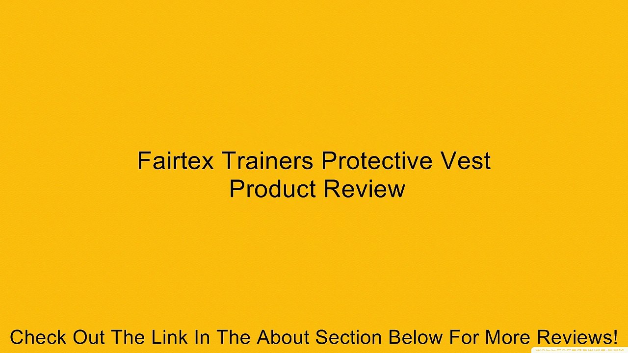 Fairtex Trainers Protective Vest Review