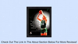 Larry Bird Boston Celtics Pro Quotes Framed 8x10 Photo #3 Review